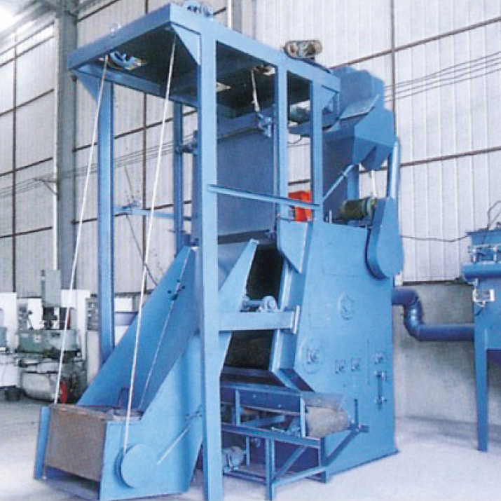 Q32系列自動上下料(卷揚上料、輸送下料、環(huán)保)履帶拋丸清理機